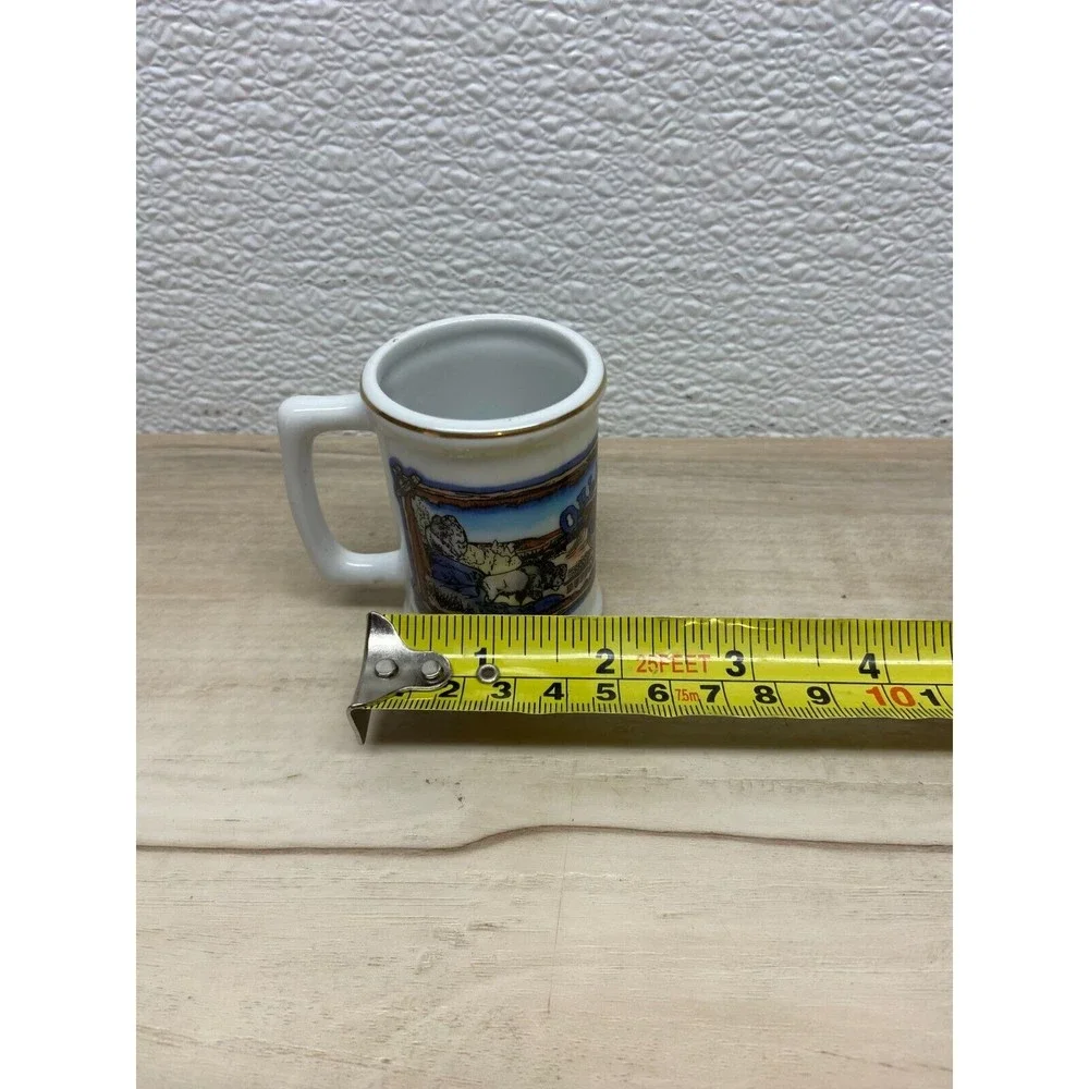 Vintage Oklahoma Ceramic Toothpick Holder Travel Souvenir